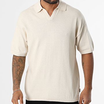 JJREBEL - Polo de manga corta Callum Beige