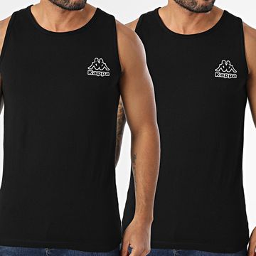 Kappa - Lote de 2 camisetas de tirantes 39492736 Negro