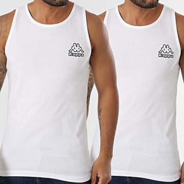 Kappa - Lote de 2 camisetas de tirantes 39492836 Blanco
