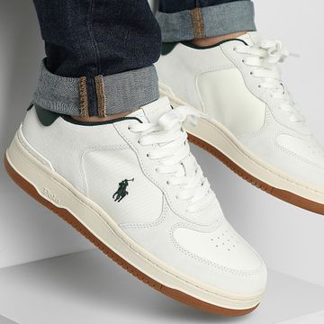 Polo Ralph Lauren - Zapatillas Masters Court White Forest