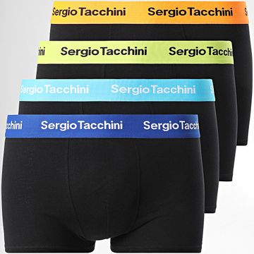 Sergio Tacchini - Pack de 4 calzoncillos bóxer 92890413 Negro