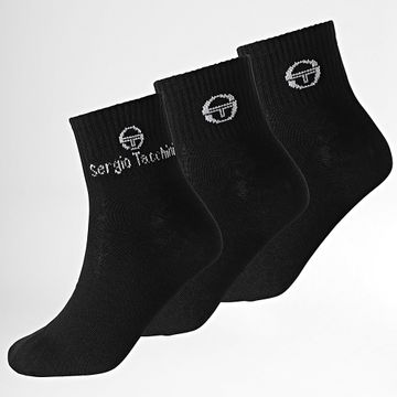 Sergio Tacchini - Lote de 3 pares de calcetines 93897115 Negro
