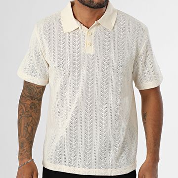 Uniplay - Polo de manga corta calado 520 Beige