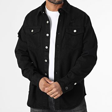 Uniplay - 888 Sobrecamisa vaquera negra
