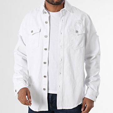 Uniplay - 888 Sobrecamisa vaquera blanca
