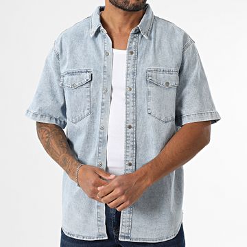 Classic Series - Jean 267 Camisa Manga Corta Lavado Azul