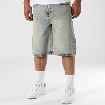 Uniplay - Baggy Fit Vaqueros Cortos 390 Azul Denim Beige