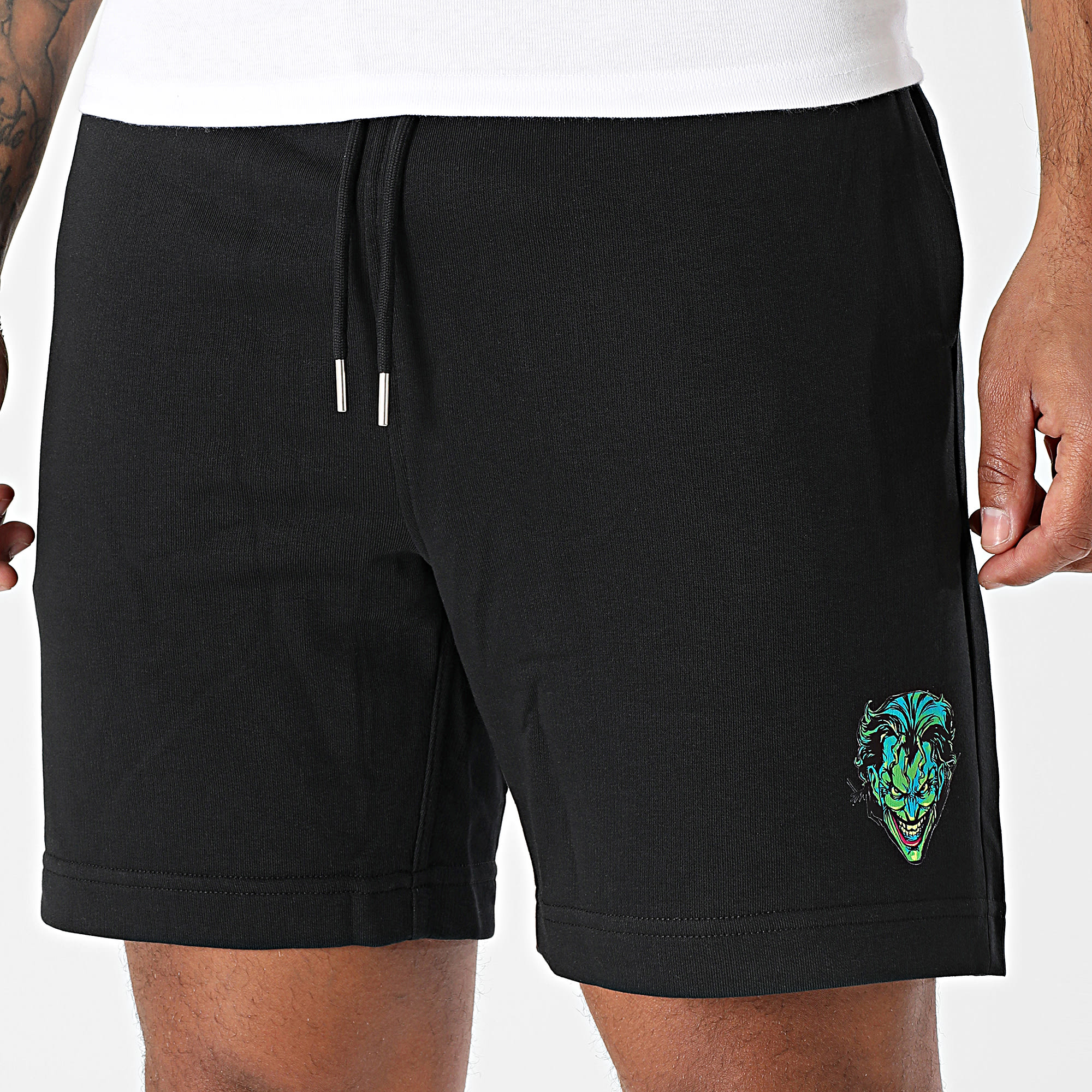 The Joker - Joker Logo Jogging Shorts Negro