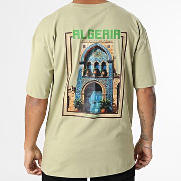 Black Industry - Camiseta oversize Argelia 044 Verde