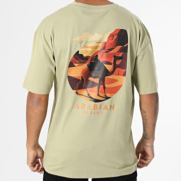 Black Industry - Camiseta Arabian Oversize 015 Verde claro