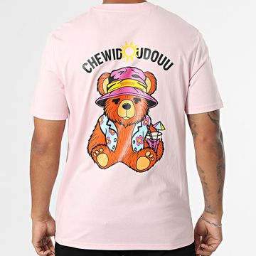 Chewidoudouu X Ryan Jernival - Camiseta de cóctel oversize rosa