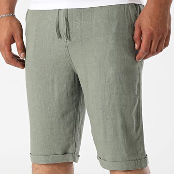 Classic Series - Bali Verano Lino Pantalones Cortos Caqui Verde