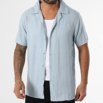 Classic Series - Camisa de manga corta azul claro Leon