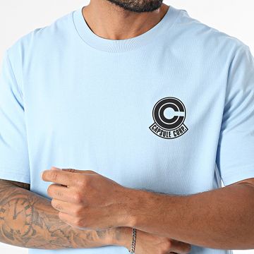 Dragon Ball Z - Capsule Corp Camiseta oversize azul cielo grande