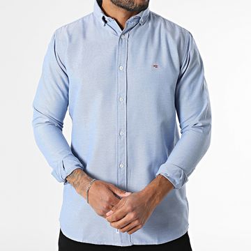 Geographical Norway - Camisa de manga larga 432 Azul claro
