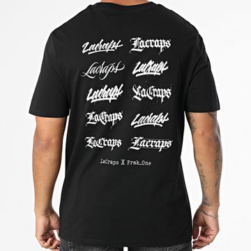 Lacraps - Lacraps X Frak_One Oversize Large Tee Negro