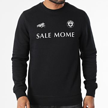 Sale Môme Paris - Sudadera cuello redondo FC Teddy Bear Negro Blanco