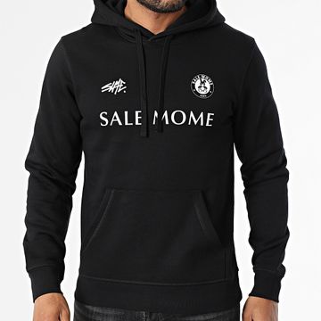 Sale Môme Paris - Sudadera con capucha FC Rabbit Negro Blanco