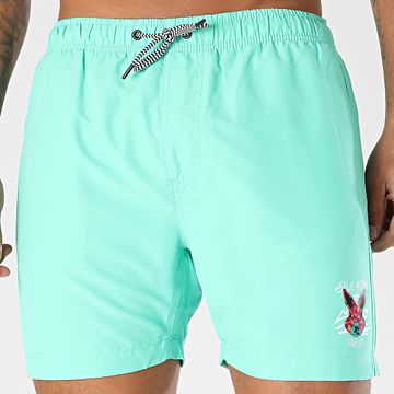 Sale Môme Paris - Shorts de baño Geomedrips Verde Pastel Conejo