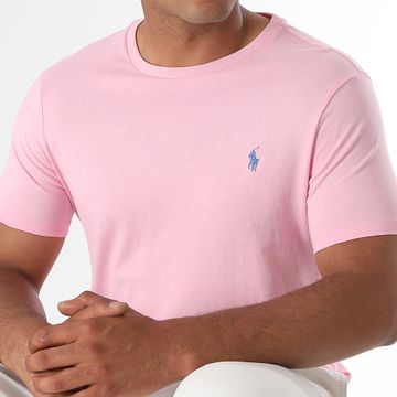 Polo Ralph Lauren - Camiseta Original Player Custom Slim Fit Rosa