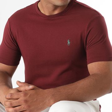 Polo Ralph Lauren - Camiseta Original Player Custom Slim Fit Burdeos
