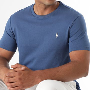 Polo Ralph Lauren - Camiseta Original Player Custom Slim Fit Azul Oscuro