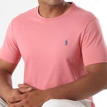 Polo Ralph Lauren - Camiseta Original Player Custom Slim Fit Rosa