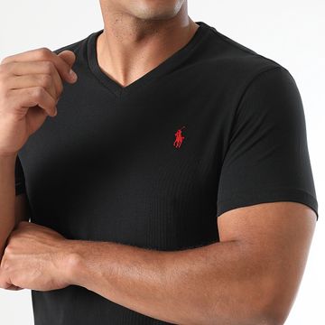 Polo Ralph Lauren - Camiseta cuello pico Classics Negro