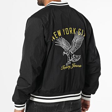 Tommy Jeans - Chaqueta bomber con cremallera Graphic 1668 Negra