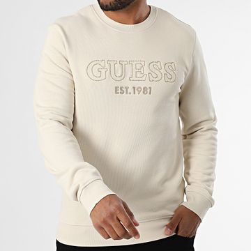 Guess - Camiseta de cuello redondo M5YQ08-KCN01 Beige
