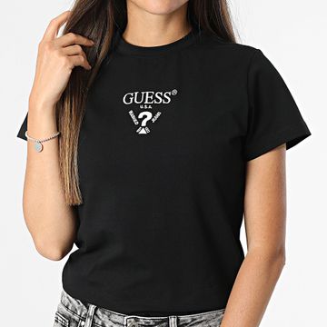 Guess - Camiseta V4YI21-KCDH1 Negro Blanco