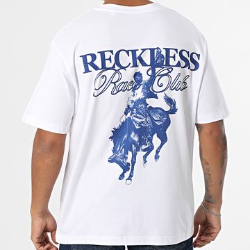 Luxury Lovers - Camiseta oversize Reckless Blanca