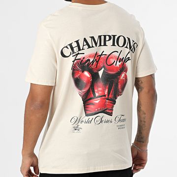Luxury Lovers - Camiseta oversize Champions Beige