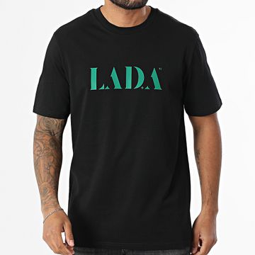 Shotas X LA D.A - Oversize Tee Shirt Large LA D.A Negro Verde