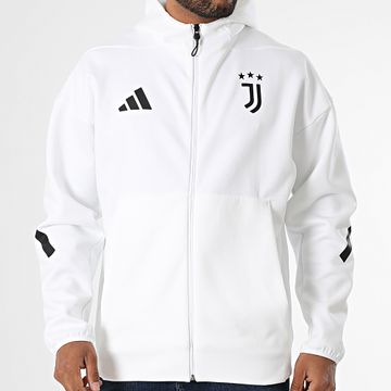 Adidas Performance - Sudadera con cremallera Juventus Anth JM9461 Beige claro