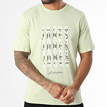 Jack And Jones - Tee Shirt Delvin Vert Clair