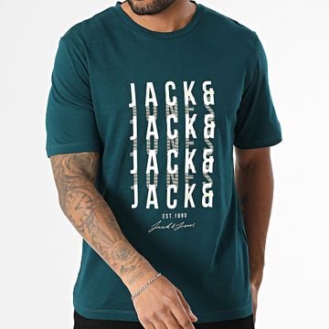 Jack And Jones - Camiseta Delvin Verde Botella