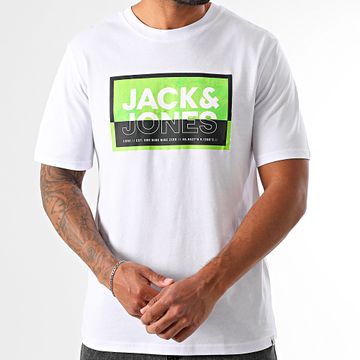 Jack And Jones - Logan Summer Print Tee Shirt Blanco