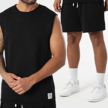 Uniplay - Conjunto de camiseta de tirantes y pantalón corto 020 Negro
