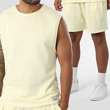 Uniplay - Conjunto de camiseta de tirantes y pantalón corto 020 Amarillo