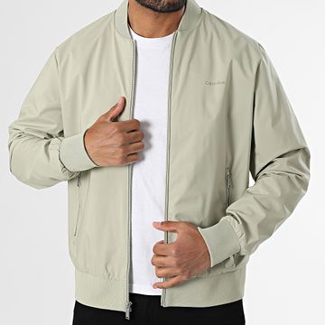 Calvin Klein - Chaqueta Bomber Matte M512 Verde Caqui Claro