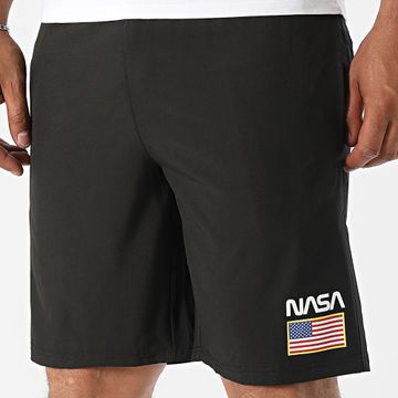 NASA - Pantalón Corto Tech USA Negro