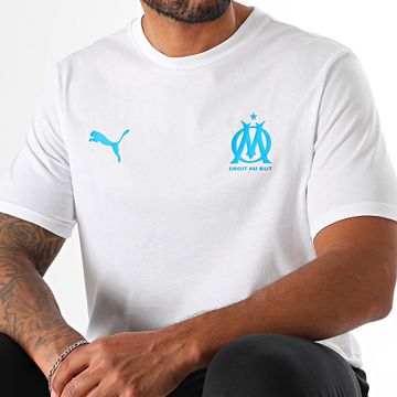 Puma - Camiseta OM Football Essentiel 781570 Blanca