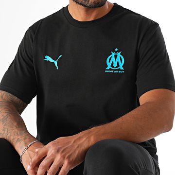 Puma - Camiseta OM Football Essentiel 781570 Negra