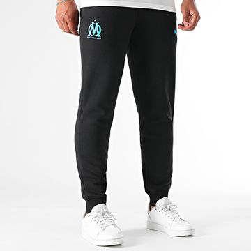 Puma - Pantalón de chándal OM Football Essentiel 781575 Negro