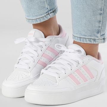 Adidas Performance - Zapatillas Mujer Break Start Bold J JQ0132 Footwear White Clear Pink