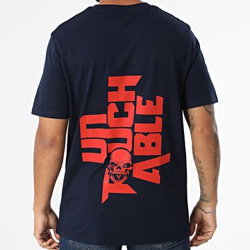 Mac Tyer Untouchable - Oversize Tee Shirt Large Logo Back Azul Marino Rojo