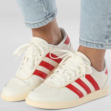 Adidas Performance - Breaknet Sleek J JQ3052 Off White Better Scarlet Warm Vanilla Zapatillas Mujer