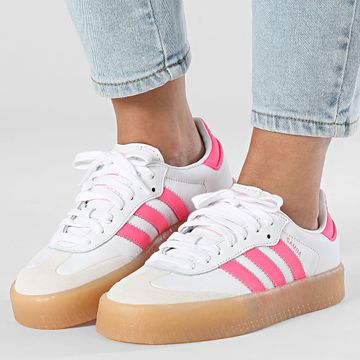 Adidas Originals - Sambae JS3940 Calzado Blanco Off White Lucid Pink Zapatillas Mujer