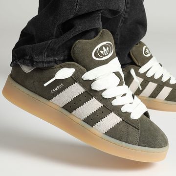 Adidas Originals - Baskets Campus 00s JQ8355 Medio Caqui Oscuro Off Blanco Goma 3